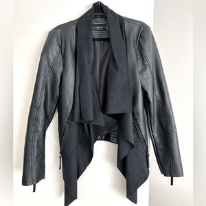 Leather jacket black / S M